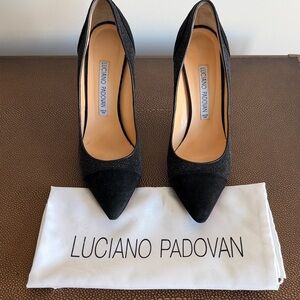 Luciano Padovan Black Women's Heels
